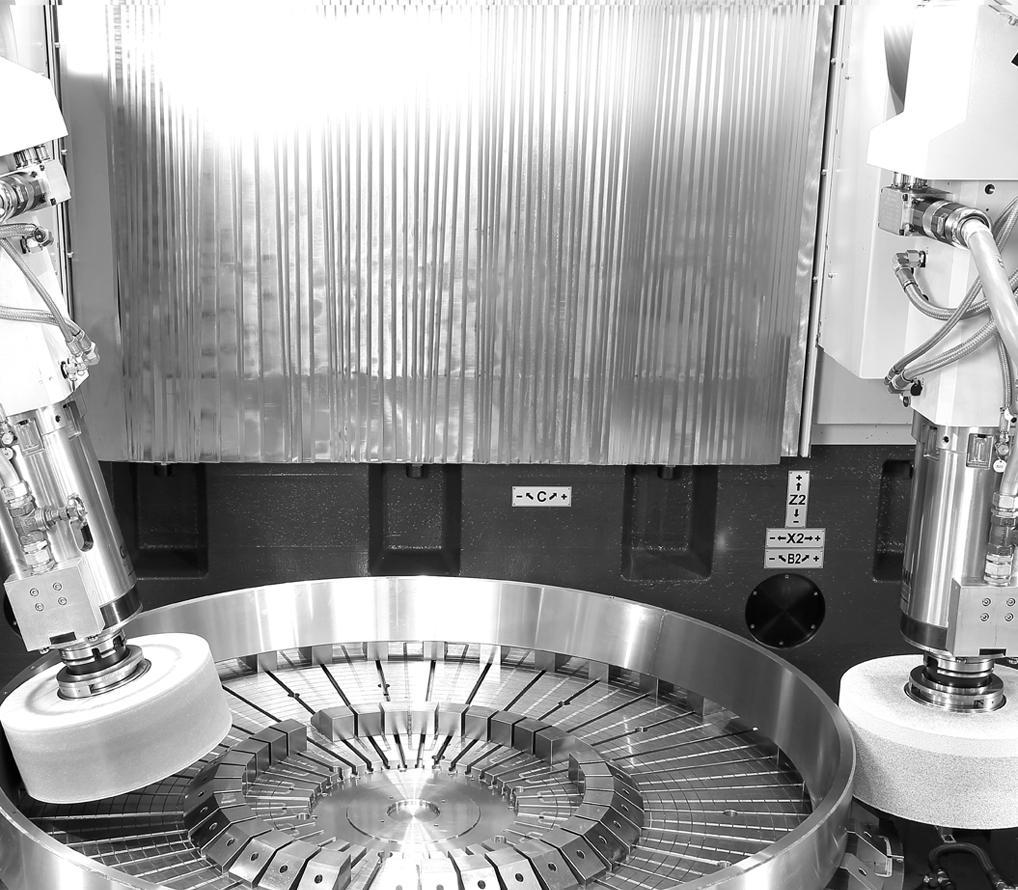 Vertical grinding machine with cross slide configuration - DVG